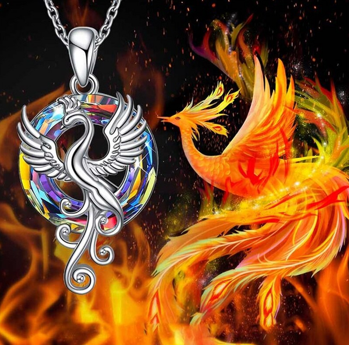 Fire Bird Phoenix Stainless Steel Necklace