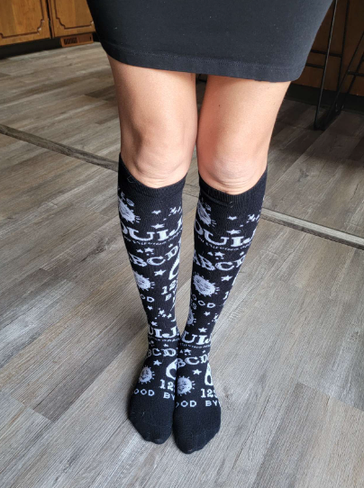 Gothic Ouija Full Length Socks