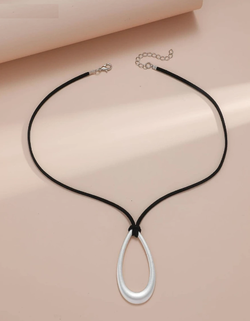 Unique Water Drop Rope Necklace
