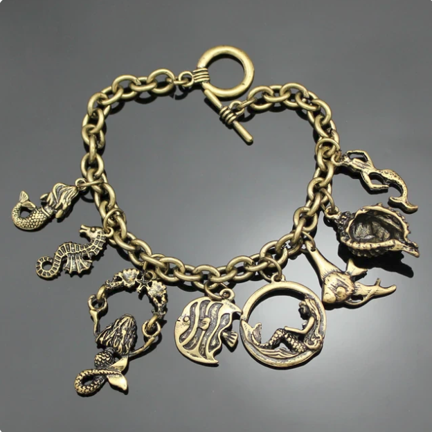 Mermaid Mythology Charm Bracelet