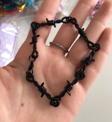 Goth Barb Wire Bracelet