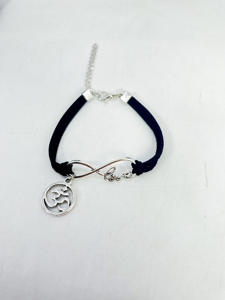 "OM" Sacred Symbol Leather Love Bracelets (3 Colors)
