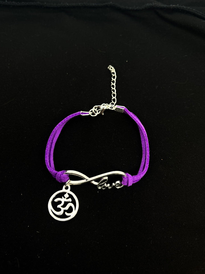 "OM" Sacred Symbol Leather Love Bracelets (3 Colors)