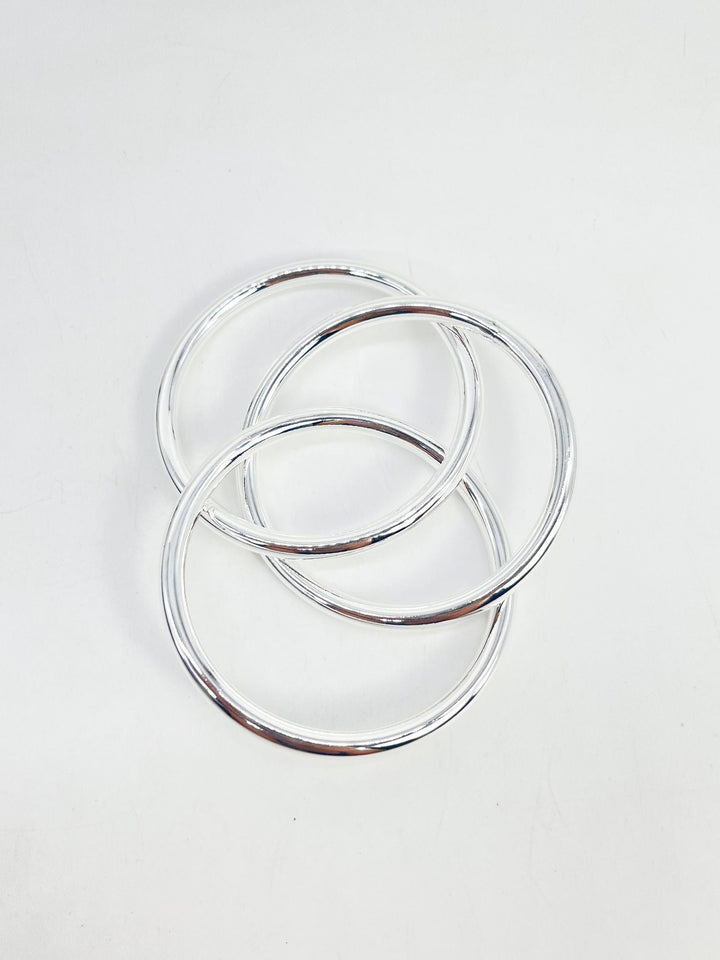Three Ring Bangle Sterling Silver 925