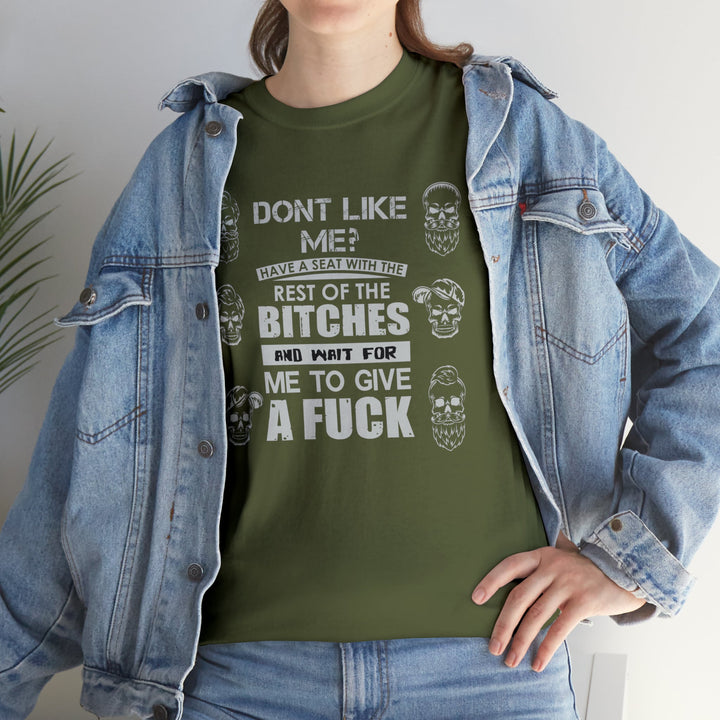 Don't Like Me? ... Give a Fuck - Unisex Heavy Cotton Tee