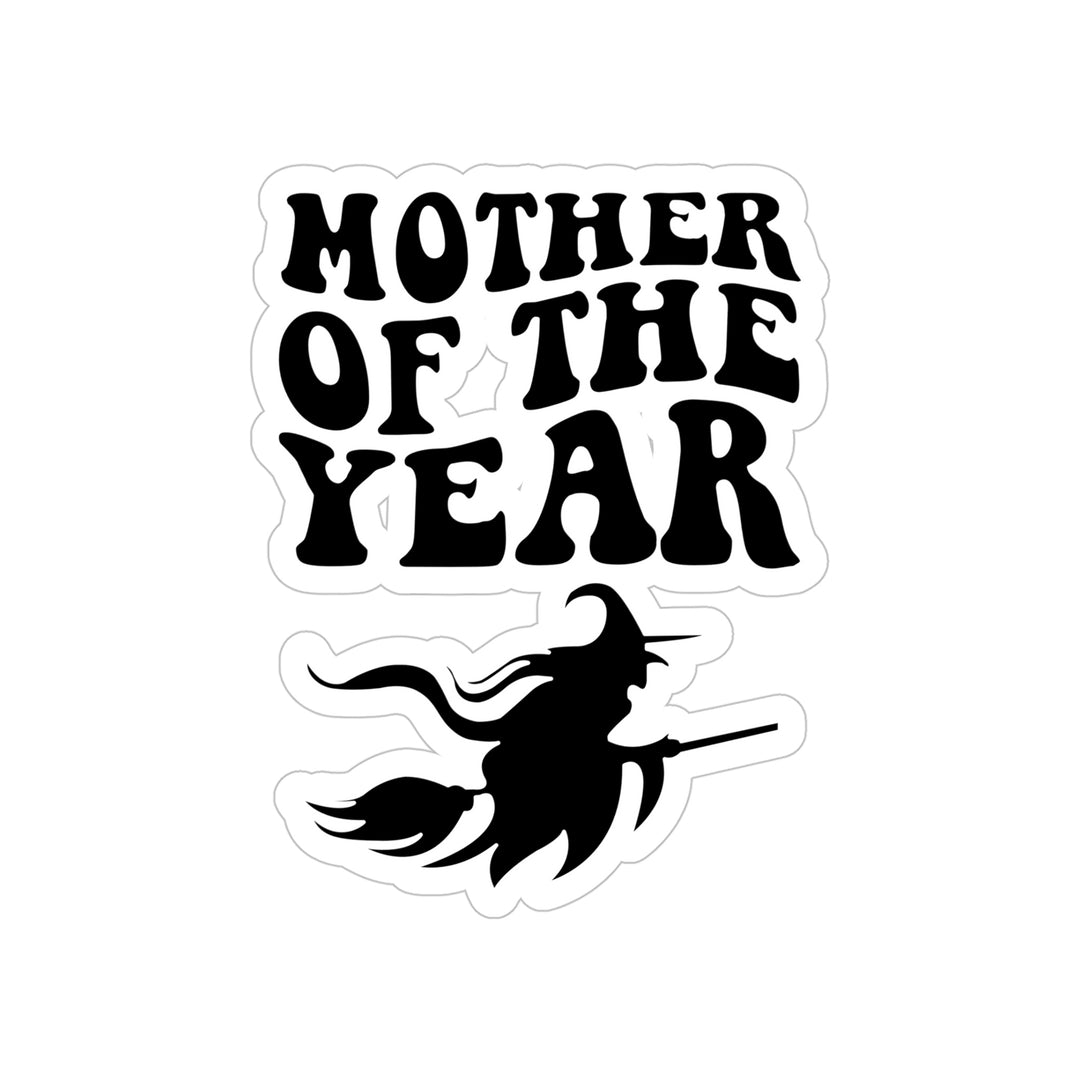 Mother of the Year Transparent Outdoor Sticker 1pcs