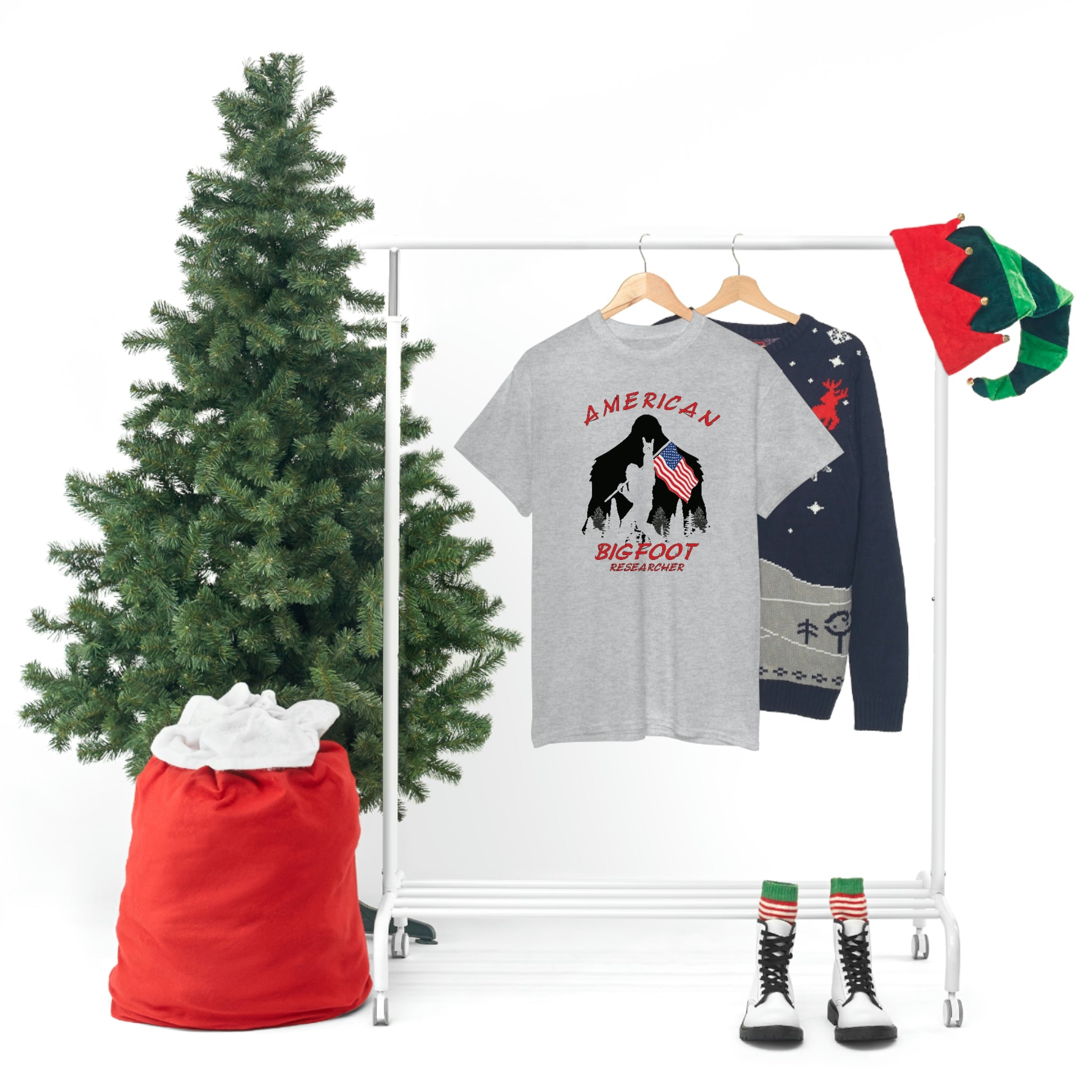 American Bigfoot Researcher - Unisex Heavy Cotton Tee