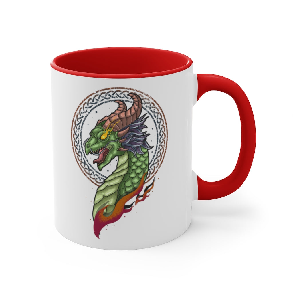 Dragon - Accent Coffee Mug, 11oz