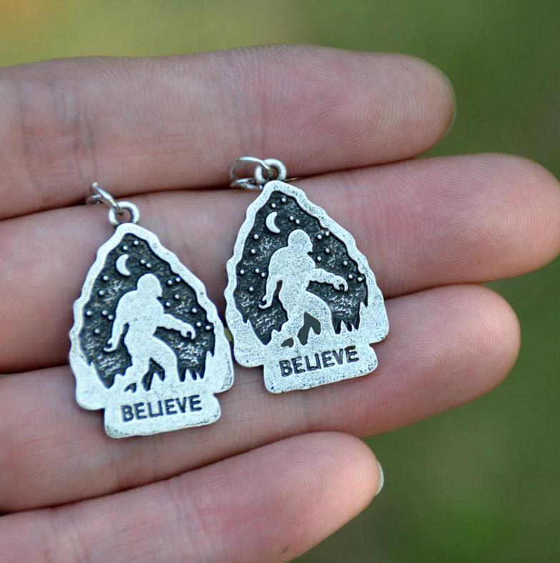 Believe Bigfoot Earrings