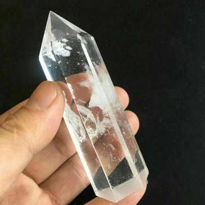 100% Natural Crystal Quartz Hexagonal Wand