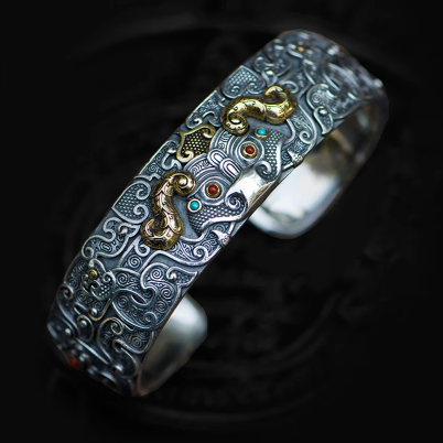 Mythic Chinese Cangji Dragon Bracelet (Handmade)