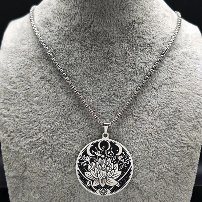 Wicca Inspired Emblem Necklace
