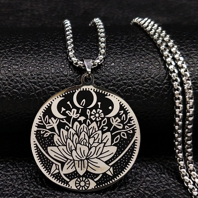 Wicca Inspired Emblem Necklace