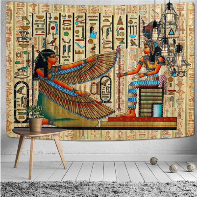 Egyptian Hieroglyphics Art Wall Hanging Tapestries