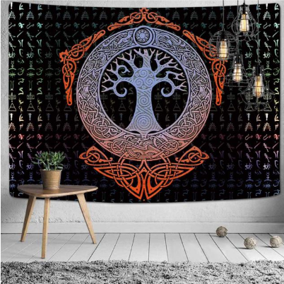 Norse / Viking Art Wall Hanging Tapestries (2 sizes)