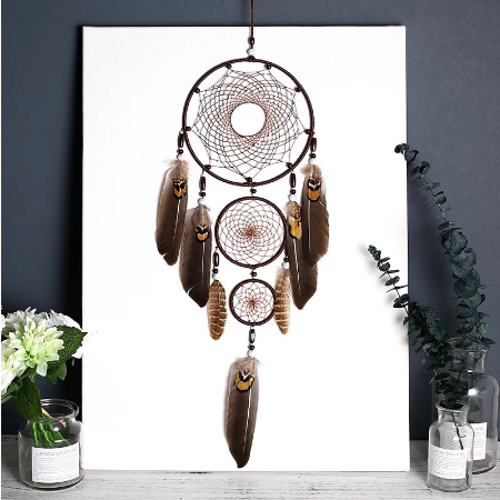 3 Hoops Large Brown Dreamcather