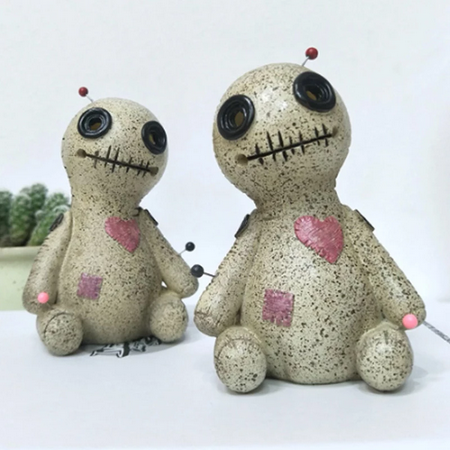 Resin Scary Voodoo Doll Incense Burner