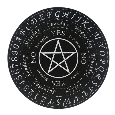 Wooden Pendulum Board with Pentagram For Divination