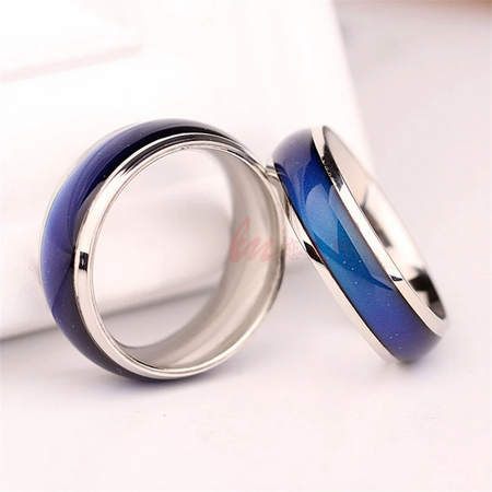 Stainless Steel Color Changing Mood Ring