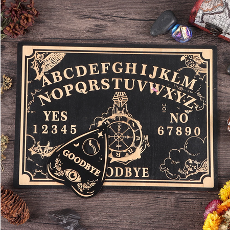 Pendulum Dowsing Divination Board Set (wood)