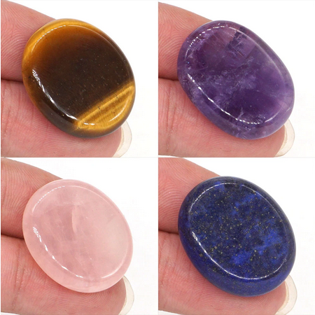 Worry Stone For Relaxation, Meditation and Protection (4 Types)