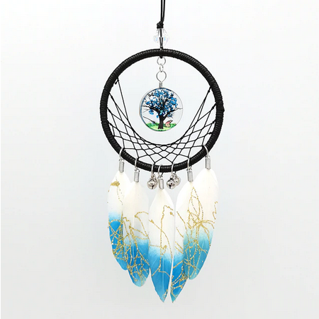 Tree Of Life Mirror Dreamcatcher (handmade)