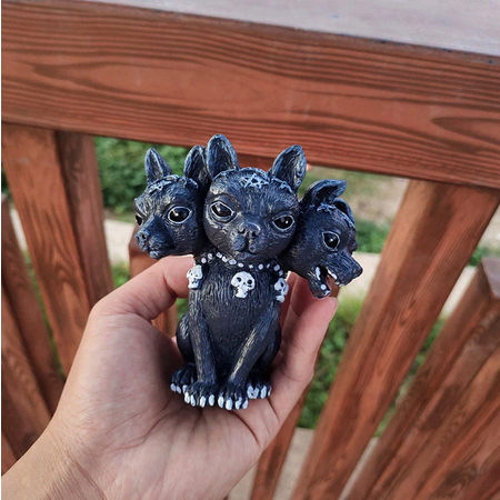 Cerberus Witches Three Headed Dog Resin Figure