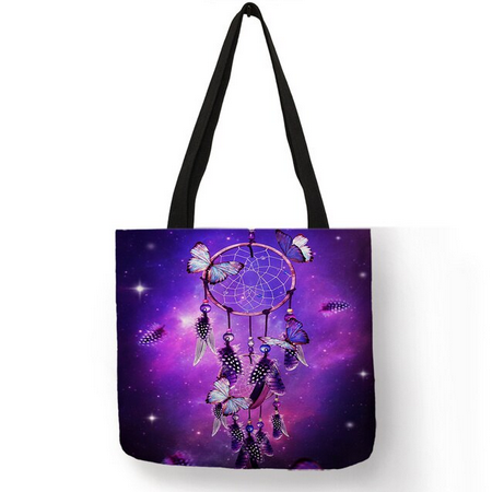 Purple Dreamcatcher Tote Bag