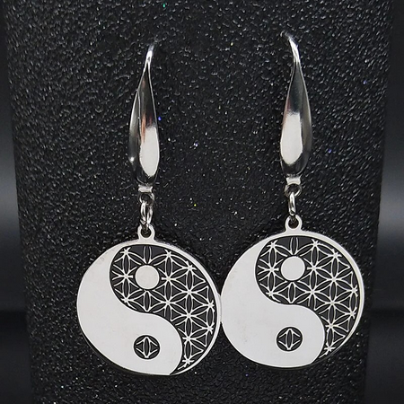 Yin & Yang SS Dangle Earrings