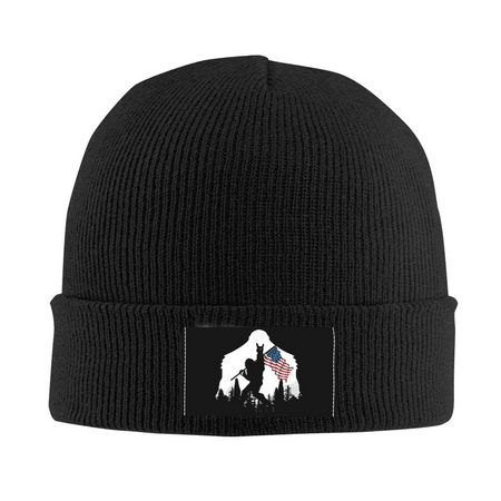 Bigfoot Waving Flag Beanie (2-colors)