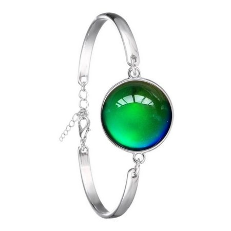 Stainless Steel Color Changing Mood Bracelet