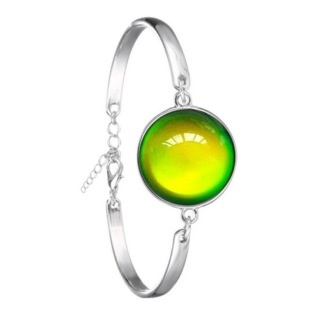Stainless Steel Color Changing Mood Bracelet