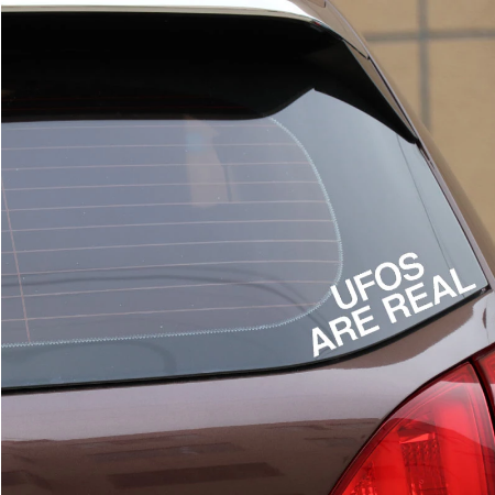UFOS ARE REAL Decal