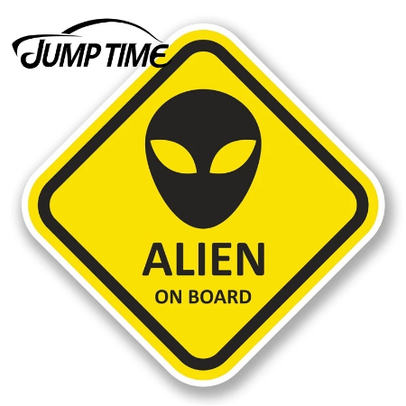 Alien On Board Decal