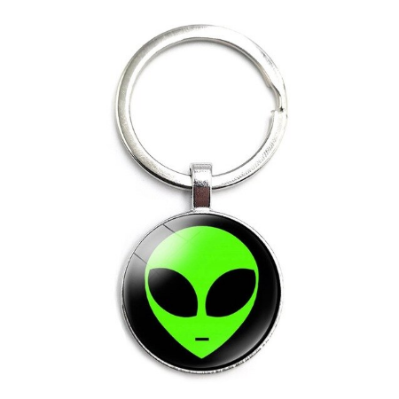 Green Alien Keychain