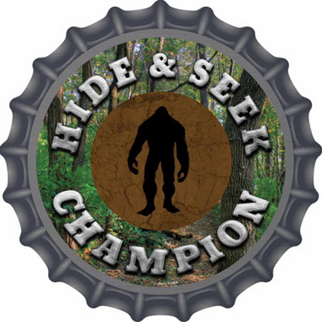 Hide and Seek Champion Bottle Cap Style Decal / Sticker