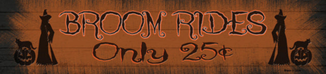 Broom Rides .25 Decal / Sticker