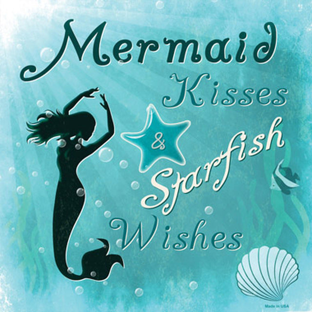 Mermaid Kisses Starfish Wishes - Decal / Sticker