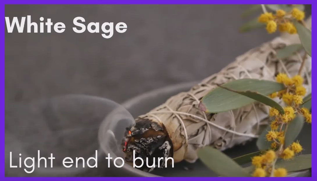 White Sage Smudge Sticks W/ Cinnamon Stick