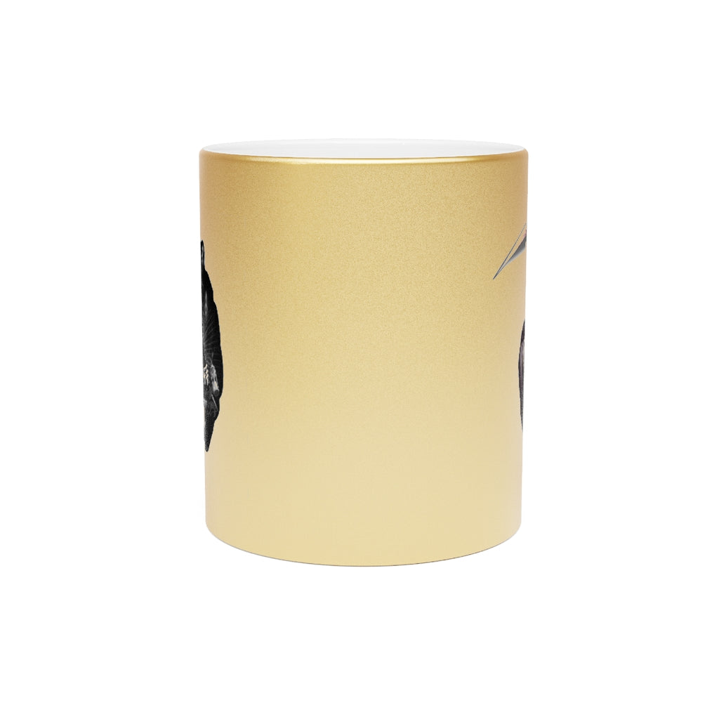 Reaper Metallic Mug (Silver\Gold) Two Images