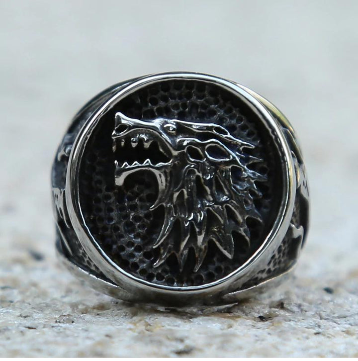 Nordic Wolf Ring